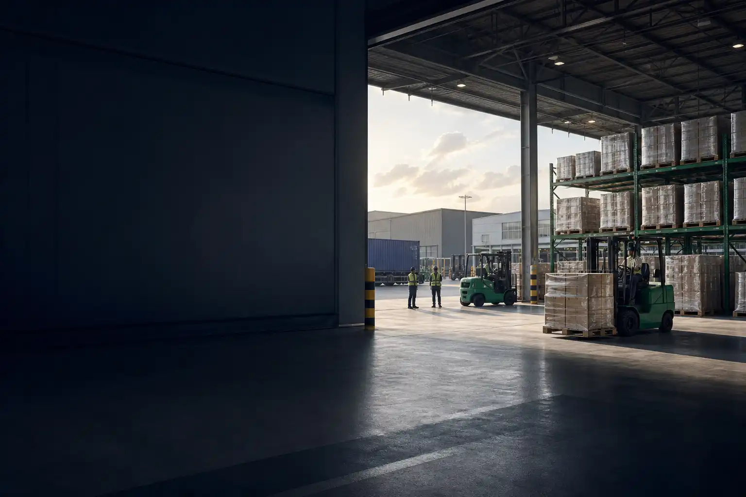 Operasi gudang kawasan berikat dengan barang terkontrol dan aktivitas material handling